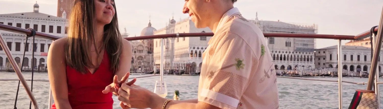 Proposta di matrimonio esclusiva a venezia - Dream Boat Venice