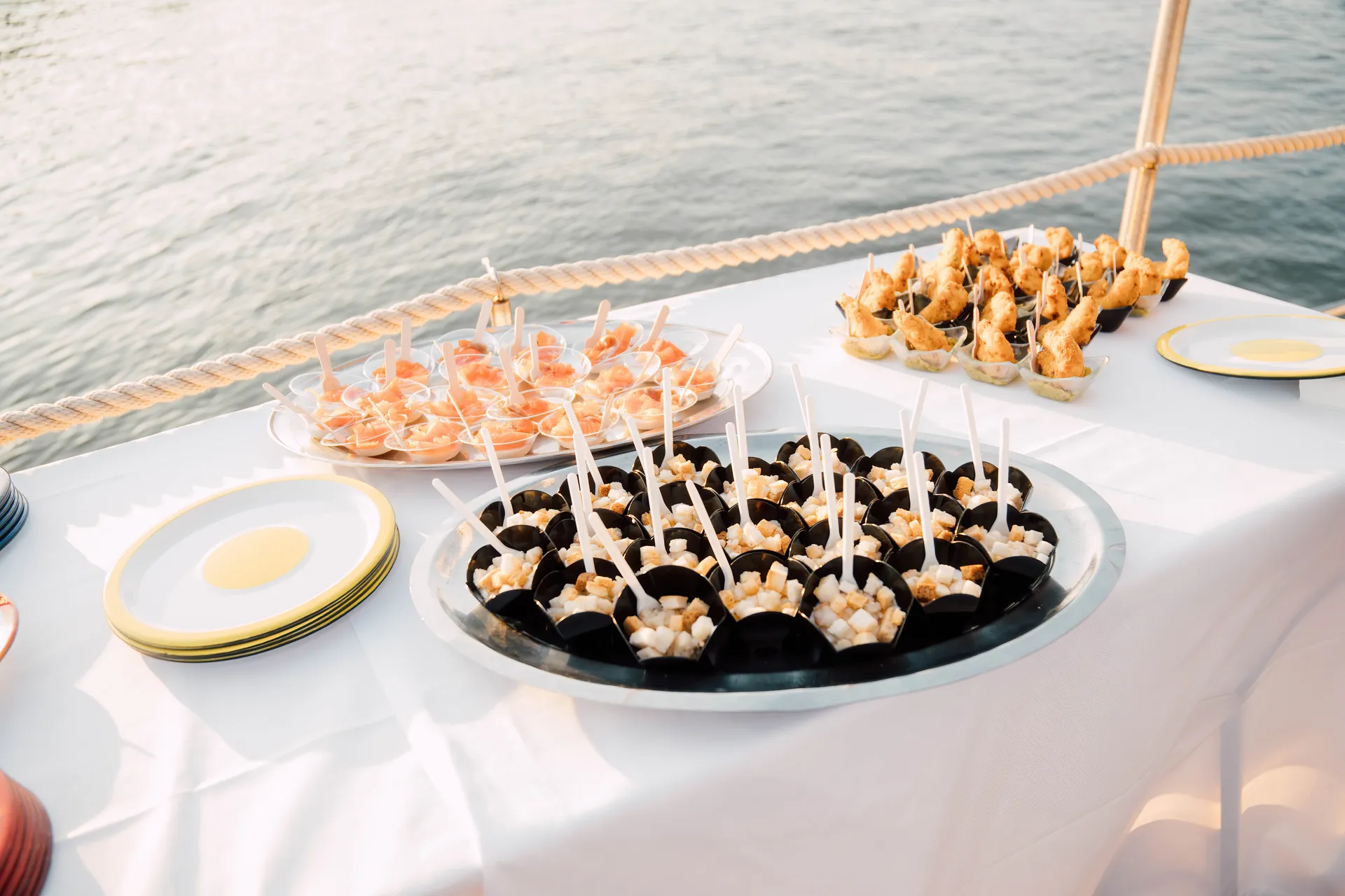 Catering a buffet per eventi informali in barca a Venezia - Dream Boat Venice