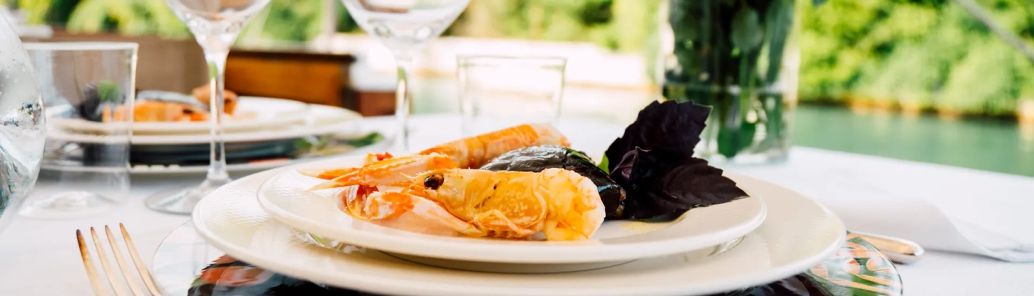 Menù personalizzato per catering in barca a Venezia - Dream Boat Venice