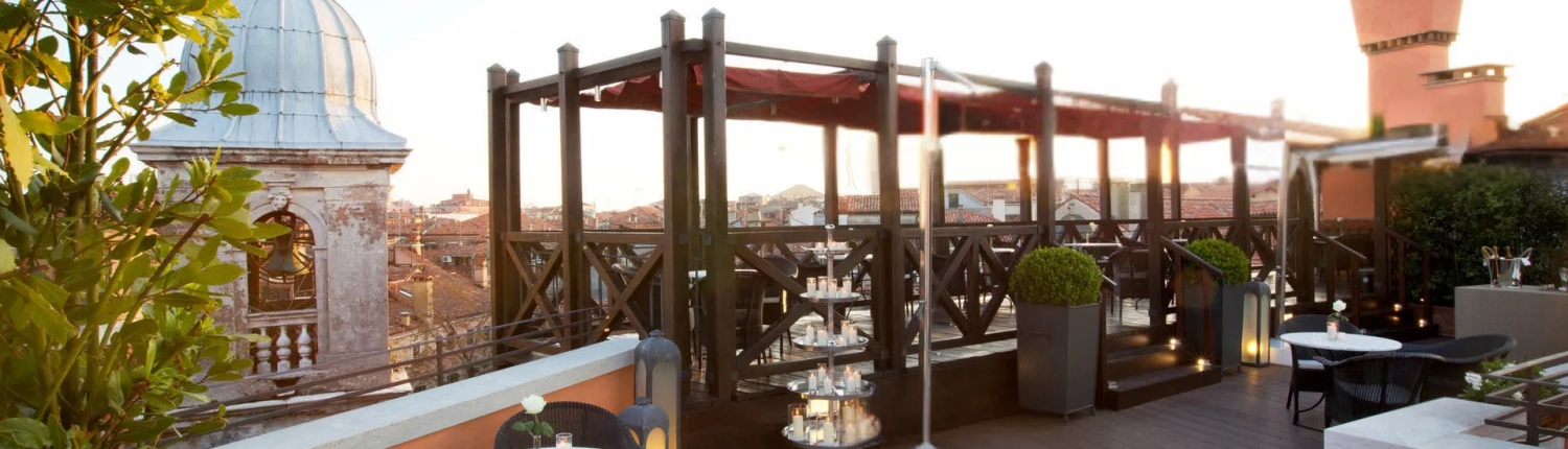 Eventi in terrazze panoramiche a Venezia con transfer in barca - Dream Boat Venice