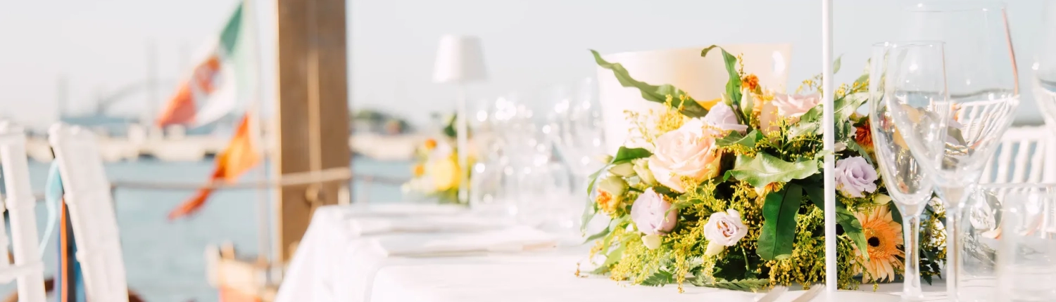 Catering gourmet per eventi esclusivi in barca a Venezia - Dream Boat Venice