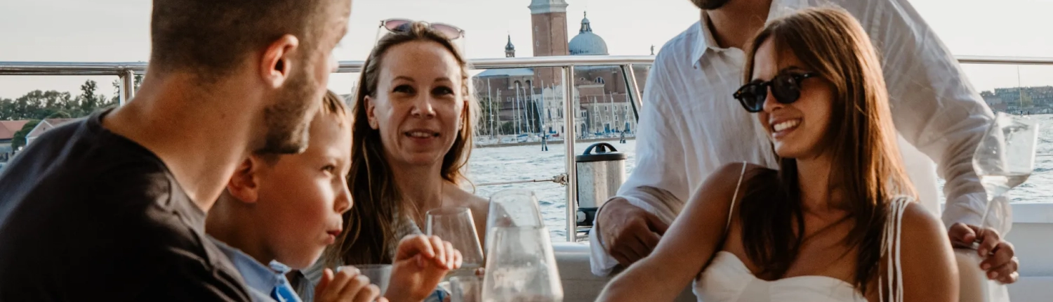 Uscita giornaliera in barca privata con la famiglia - Dream Boat Venice