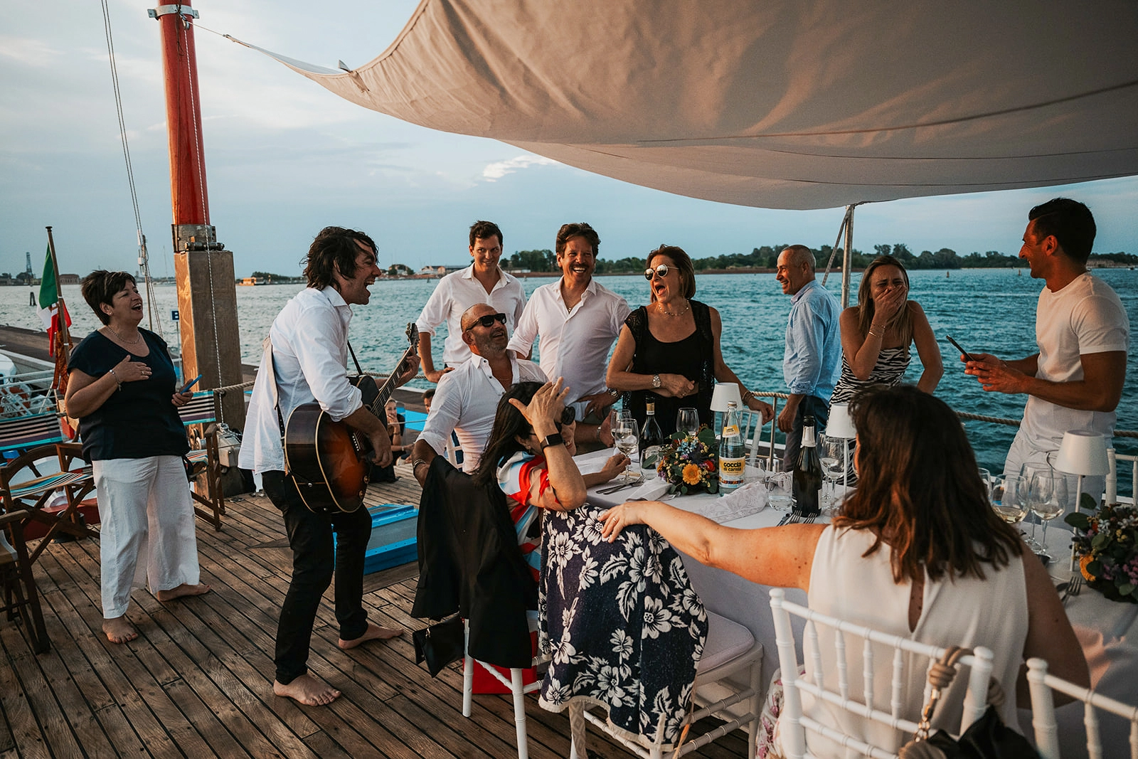 Cena di compleanno in barca a Venezia